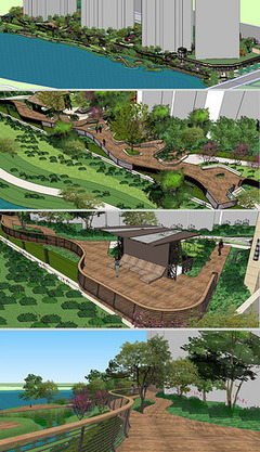 園林景觀模型圖片素材_原創園林景觀模型設計模板下載_nickgong設計師作品