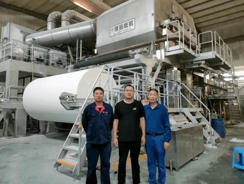 保定維拓造紙機械成功開機3550新月型衛生紙機，助推行業高效節能新高度